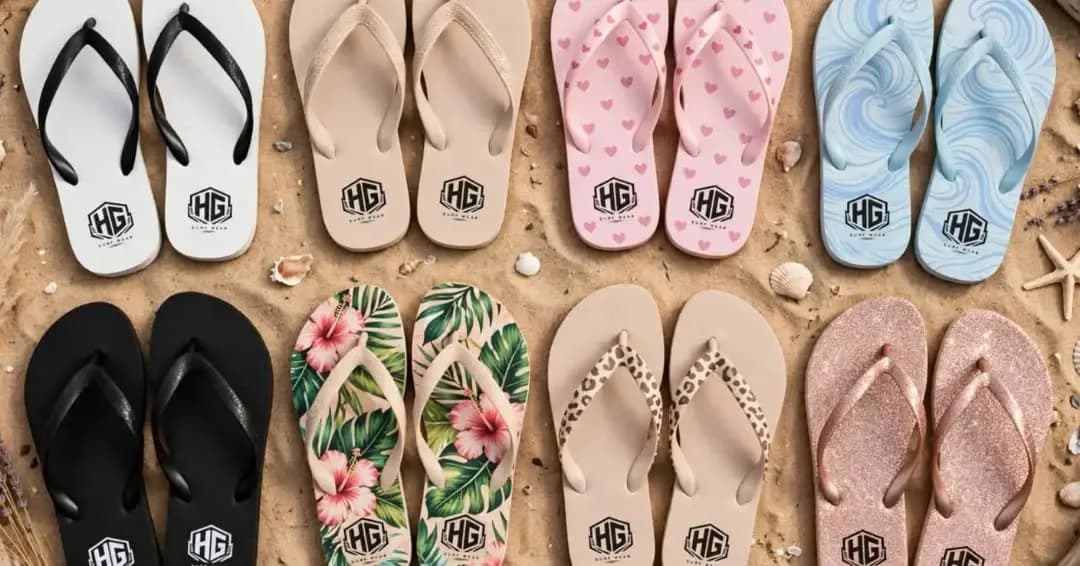 Chinelos estampados HG